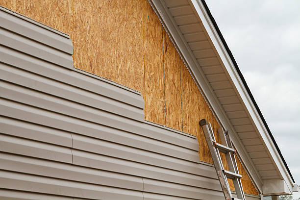 Professional Vinyl Siding technician working in Browns Summit, NC